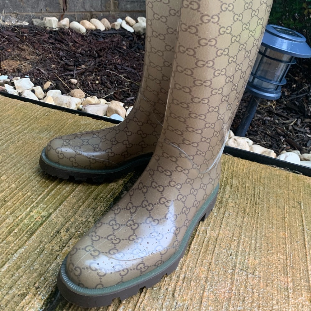 Gucci Signature Rain boots